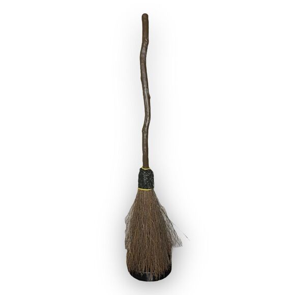 Animated Floating Witches Broom Seasonal Visions Int Halloween Decoration - Picture 1 of 6